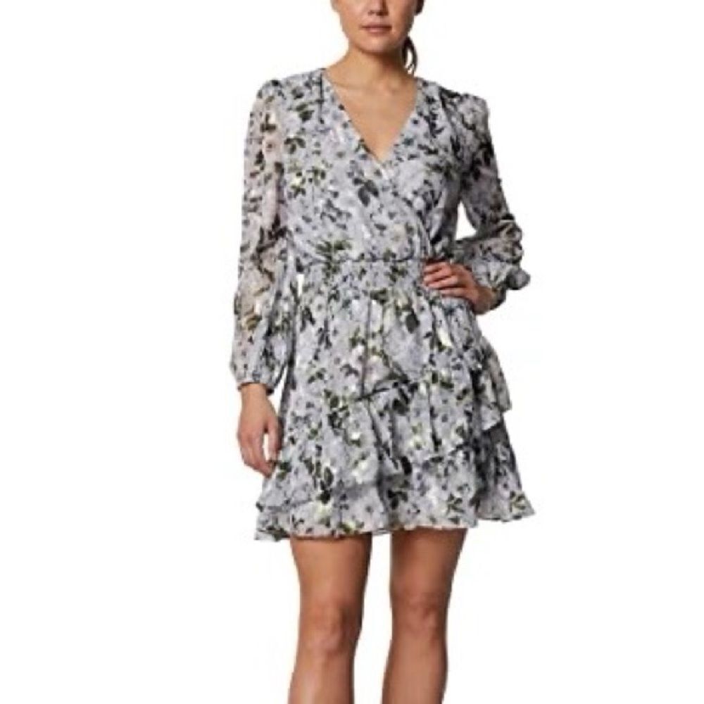 NWT Laundry by Shelli Segal Flounce-Hem A-Line Dress Size 16